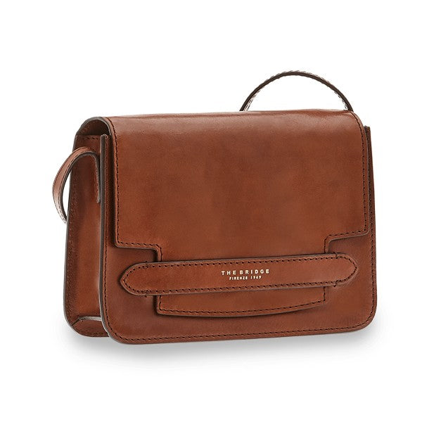 The Bridge borsa a tracolla in pelle "Lucrezia" Marrone 04193001.14