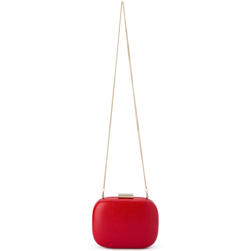 Olga Berg borsa da cerimonia in pelle "Malia" Rosso OB7447.RED