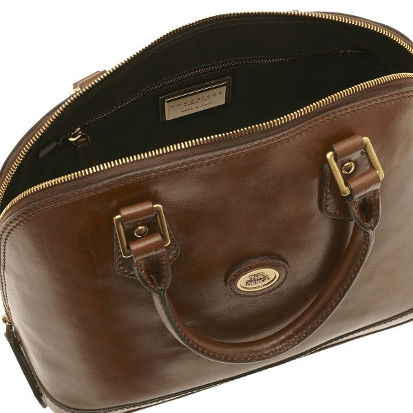 The Bridge borsa a mano in pelle "Story" Marrone 04855901.14