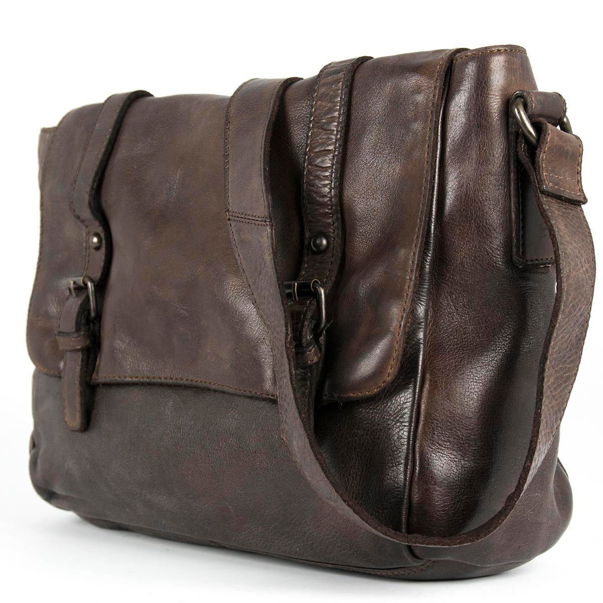 Gianni Conti messanger in pelle "Vintage" Marrone 4203350.20