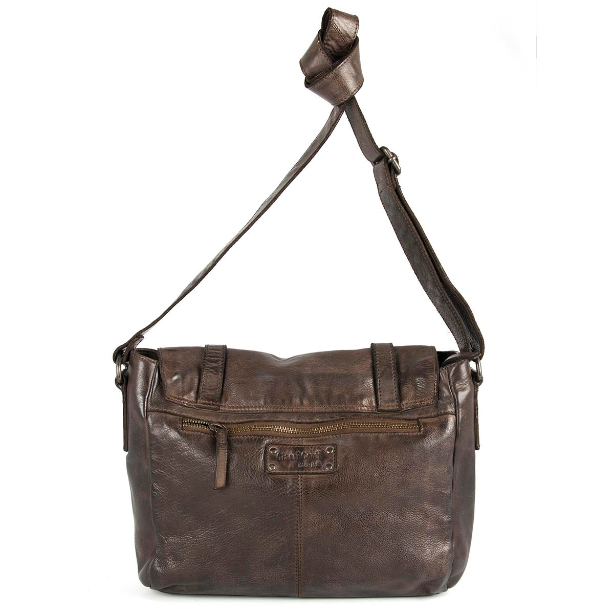 Gianni Conti messanger in pelle "Vintage" Marrone 4203350.20