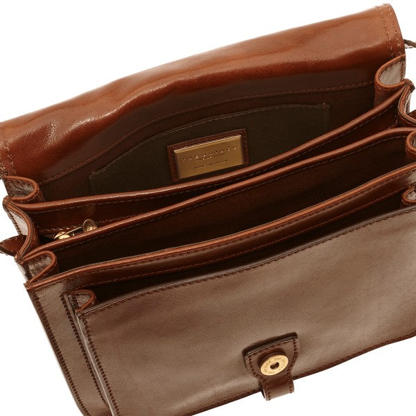The Bridge borsa a tracolla in pelle "Story" Marrone 04418201.14