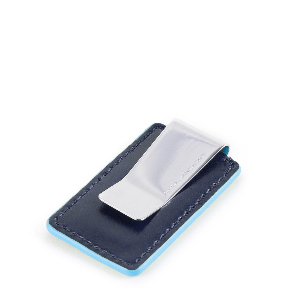Piquadro fermasoldi in pelle "Blue Square" PP4857B2.BLU2