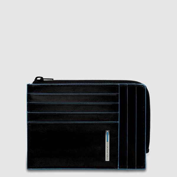 Piquadro porta documenti in pelle "B2 - Blue Square" Nero PU1243B2R.N