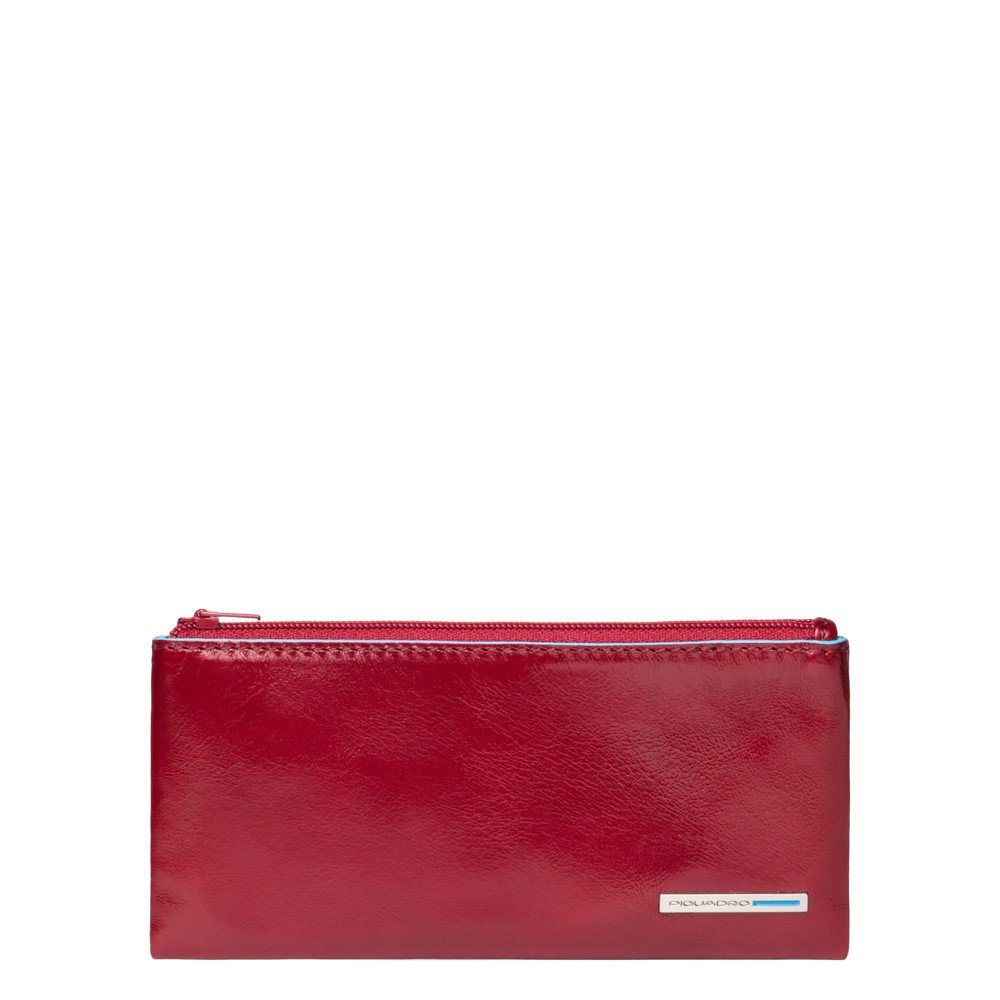 Piquadro portachiavi bustina in pelle "B2 - Blue Square" Rosso PC1514B2.R