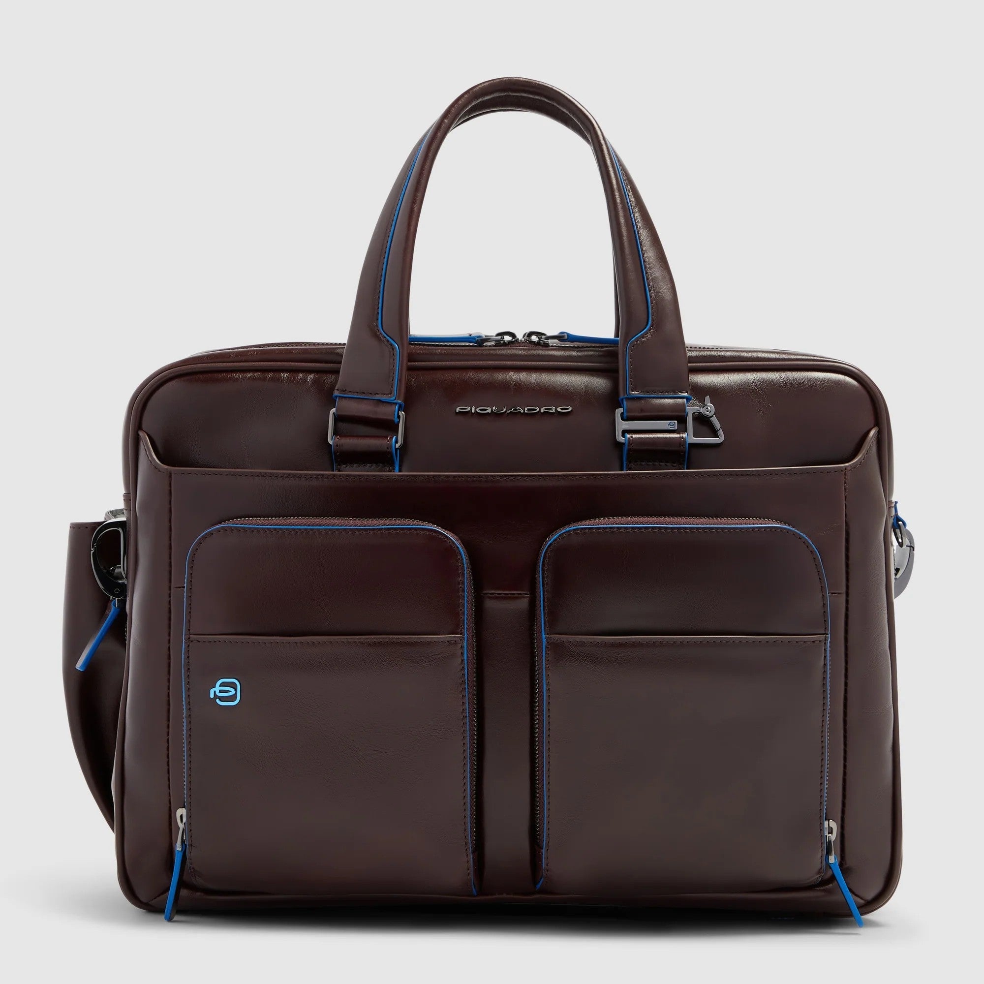 Piquadro borsa cartella da lavoro in pelle "Blue Square" Marrone CA2765B2.MO