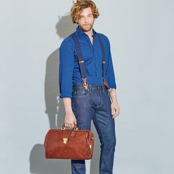 The Bridge borsa medico in pelle "Story" Nero 06831001.20