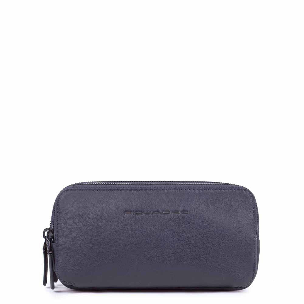 Piquadro pochette in pelle "B3 - Black Square" Blu AC2141B3.BLU