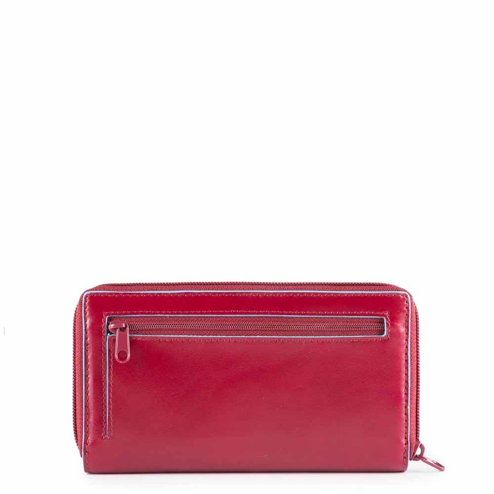 Piquadro portafogli in pelle "Blue Square" Rosso PD1354B2R.R