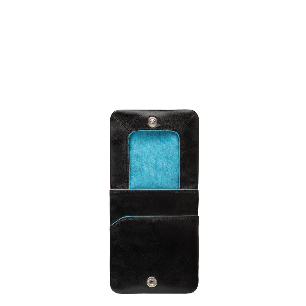 Piquadro porta monete in pelle "B2 - Blue Square" Nero PU2636B2.N