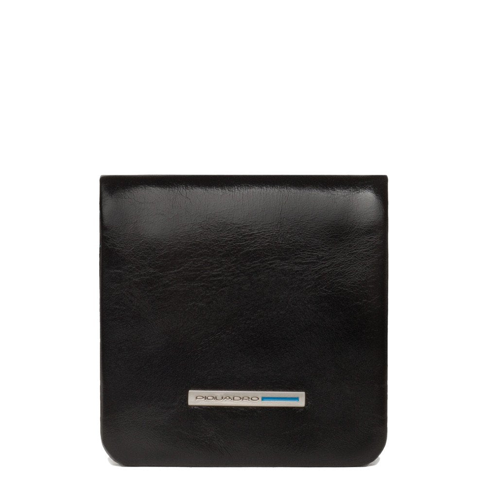 Piquadro porta monete in pelle "B2 - Blue Square" Nero PU2636B2.N