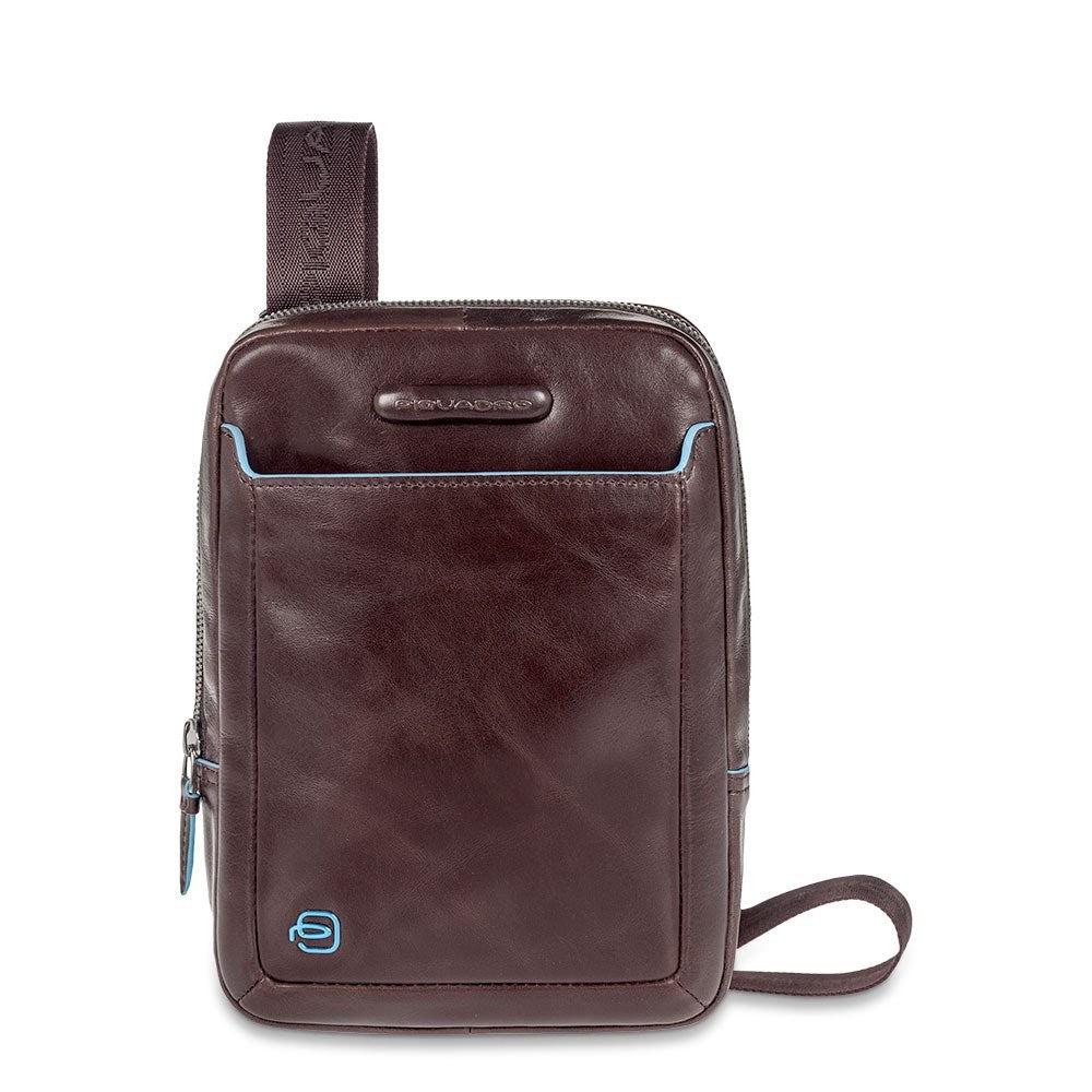 Piquadro borsello in pelle "B2 - Blue Square" Marrone CA3084B2.MO