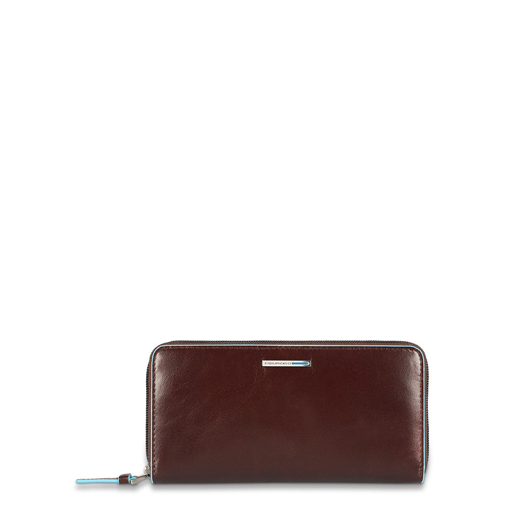Piquadro portafogli in pelle "B2 - Blue Square" Marrone PD3229B2.MO