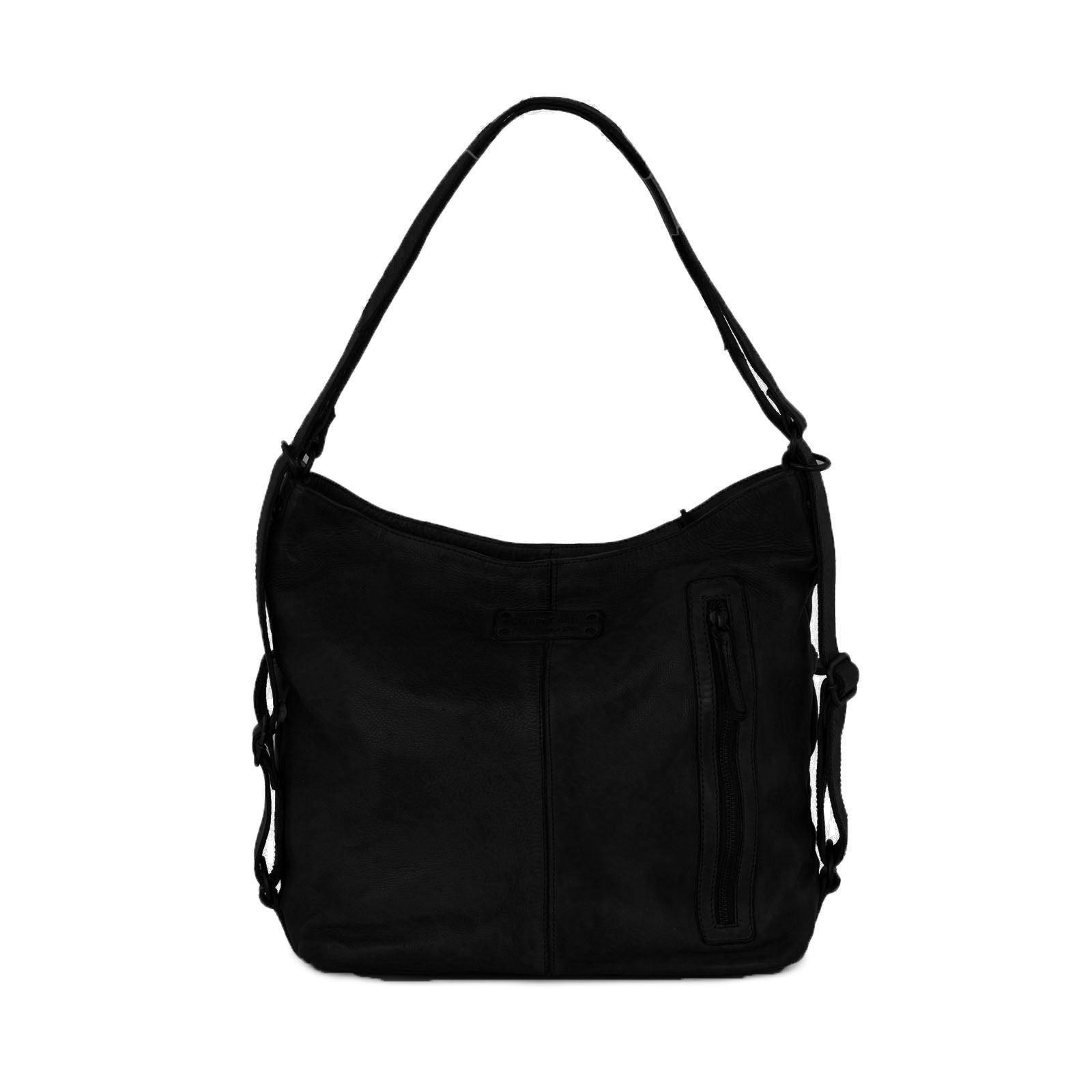 Gianni Conti borsa zaino in pelle "Vintage" Nero 4203328.10