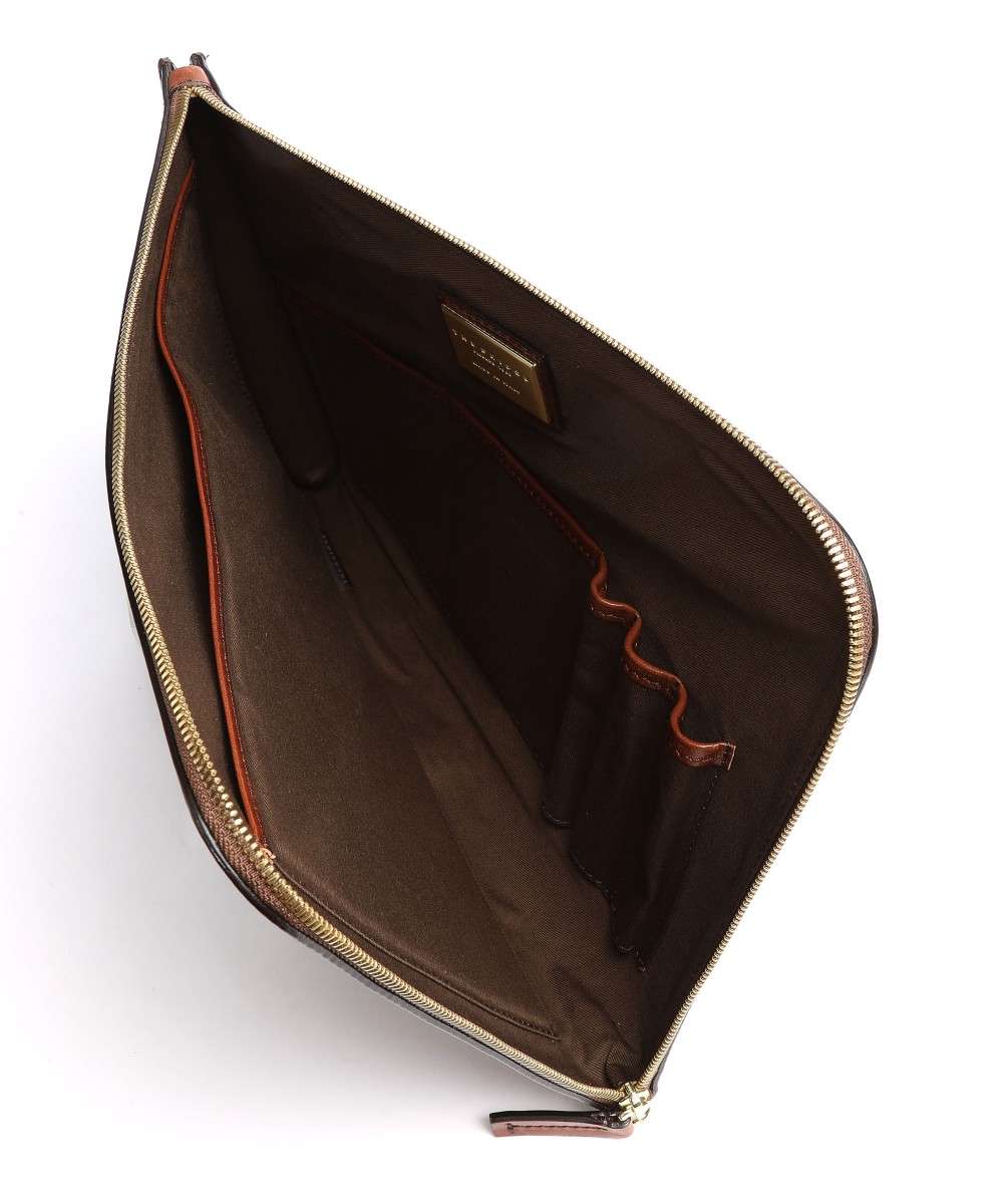 The Bridge sottobraccio in pelle "Story" Marrone 05370101.14