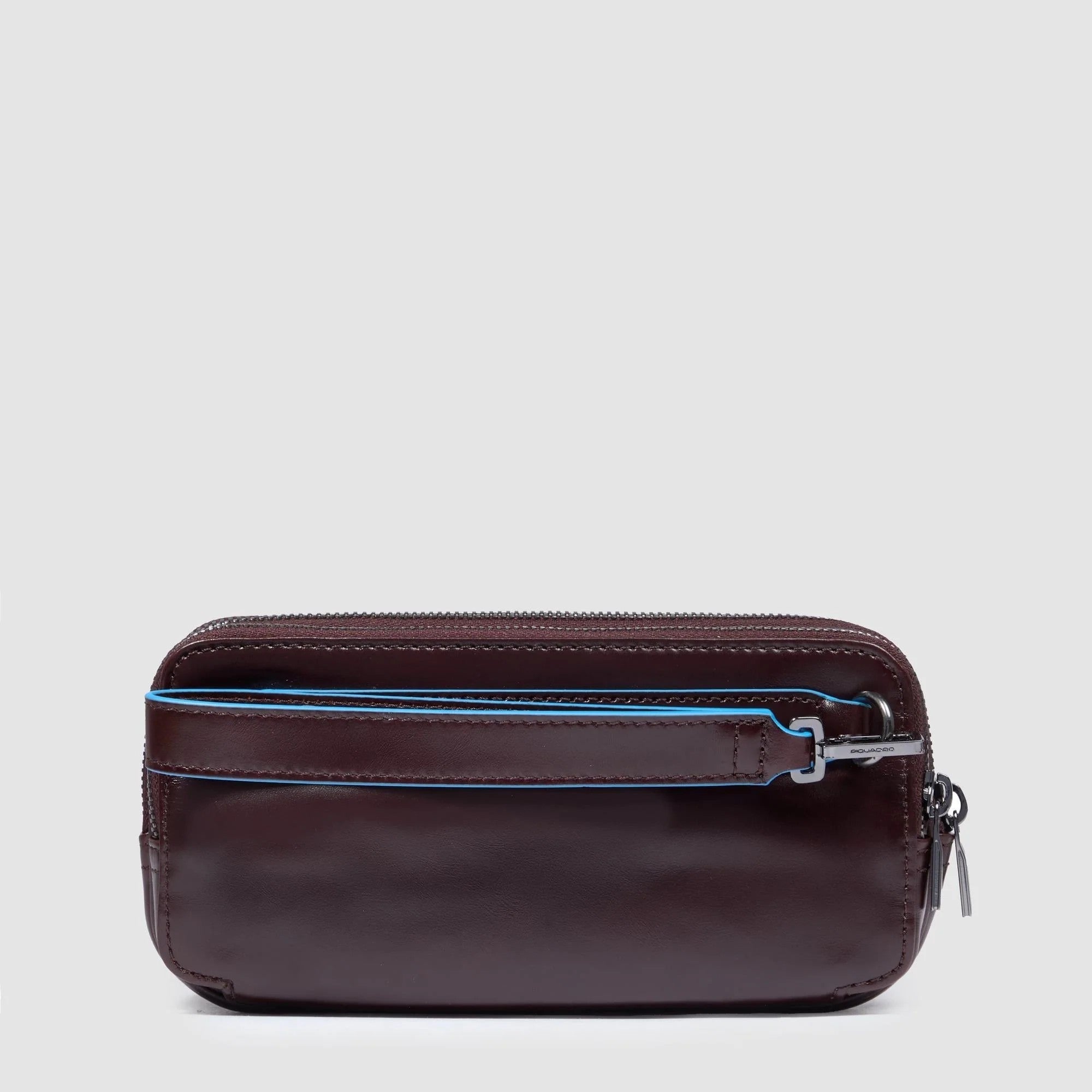 Piquadro pochette in pelle "B2 - Blue Square" Marrone AC2141B2.MO
