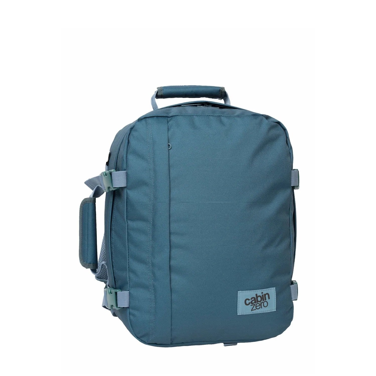 Cabin Zero zaino 28L da viaggio in tessuto "Classic" Azzurro CZ08.1803 ARUBA BLUE