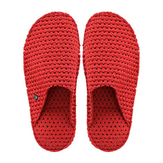 Le DD pantofole in lattice "Dream Slides" Rosso LE-M75.RED