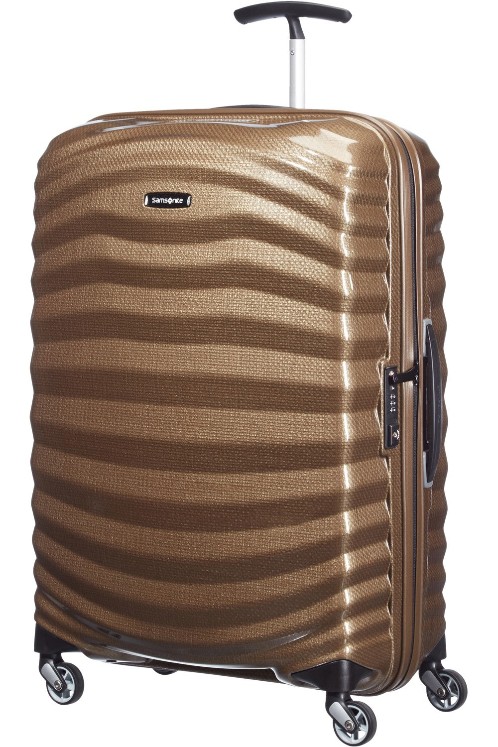 Samsonite trolley medio in polipropilene "Lite Shock" Bronzo 62765.1775 SAND