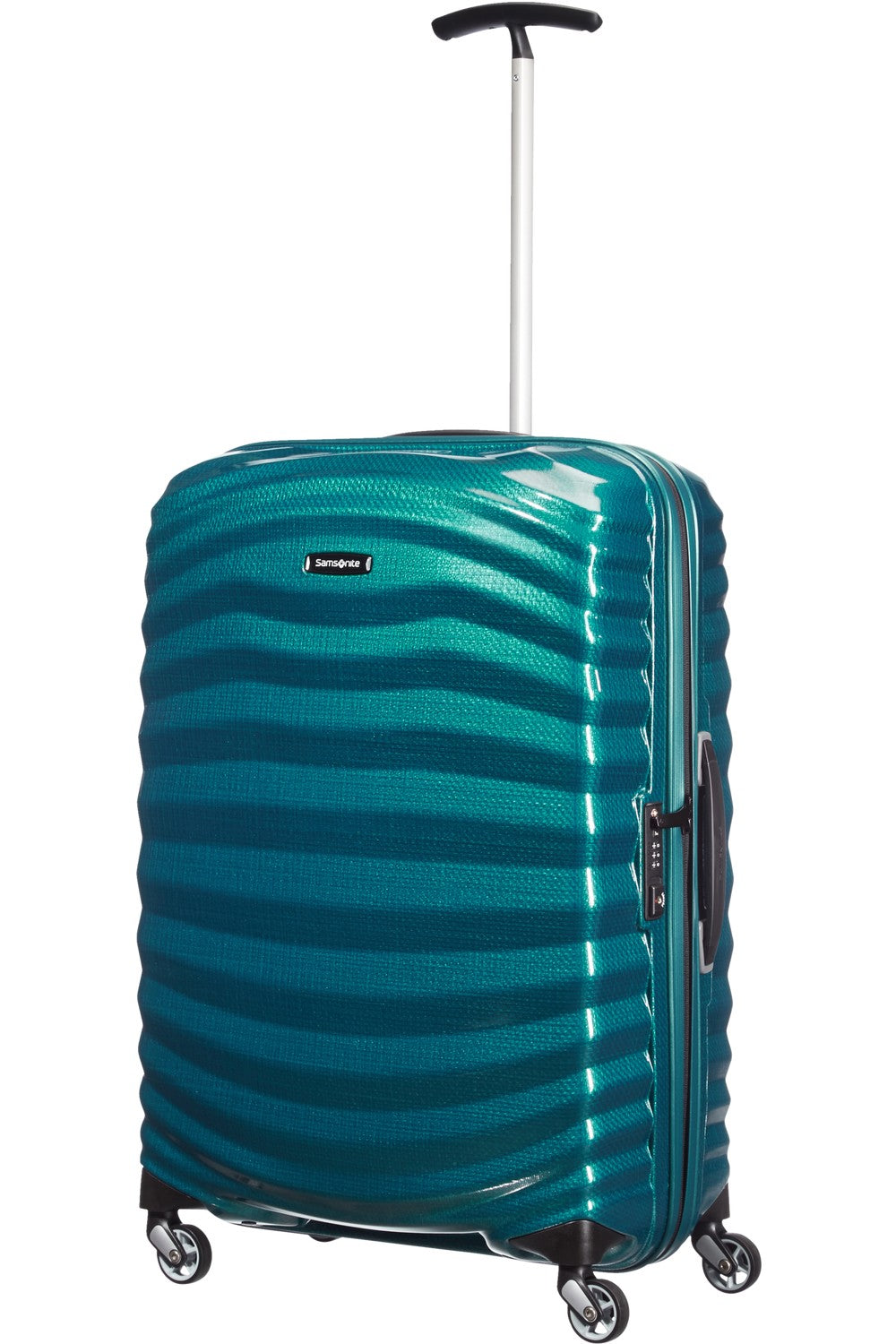 Samsonite trolley medio in polipropilene "Lite Shock" Blu 62765.1686 PETROL BLUE