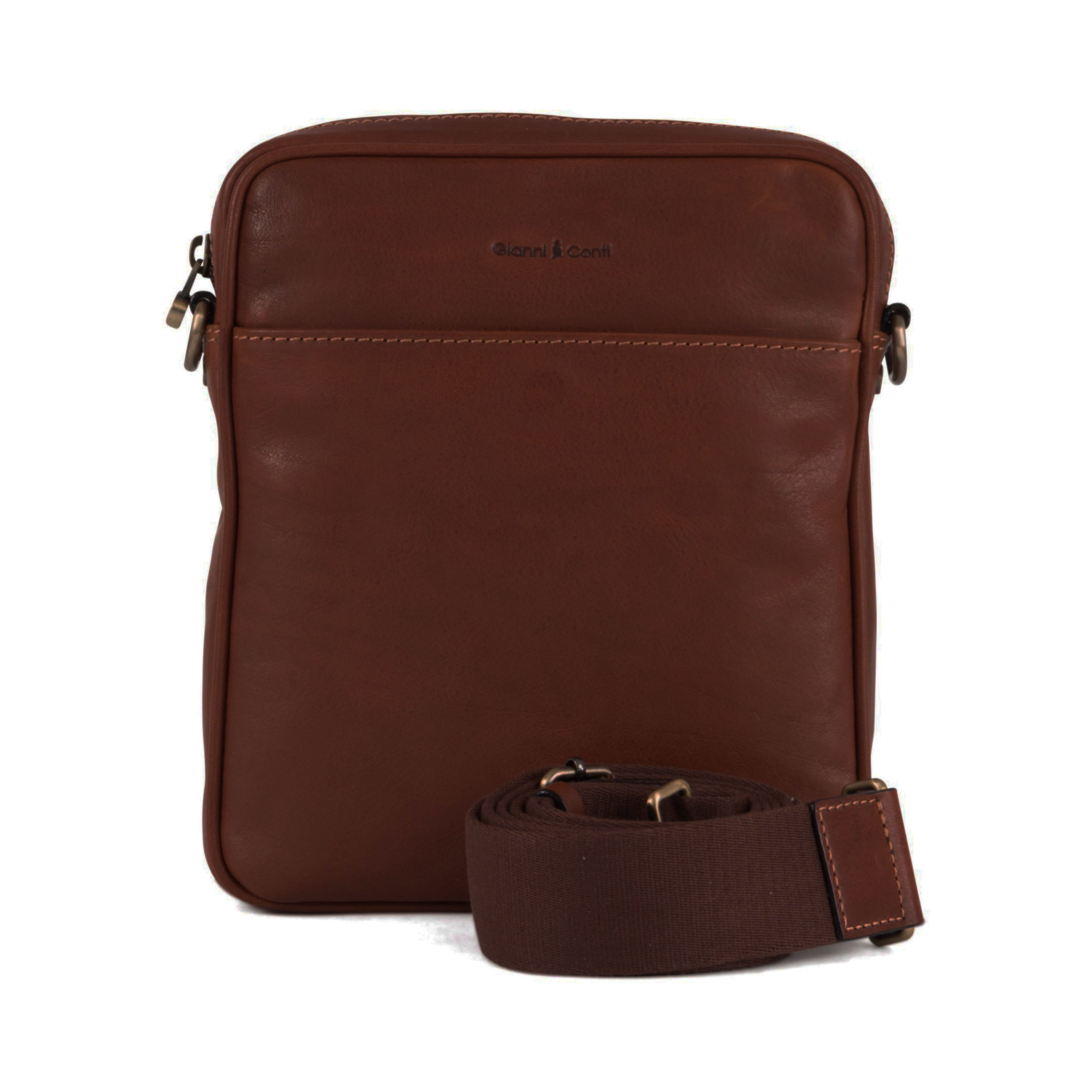 Gianni Conti borsello in pelle "Maremma" Marrone 912154.28