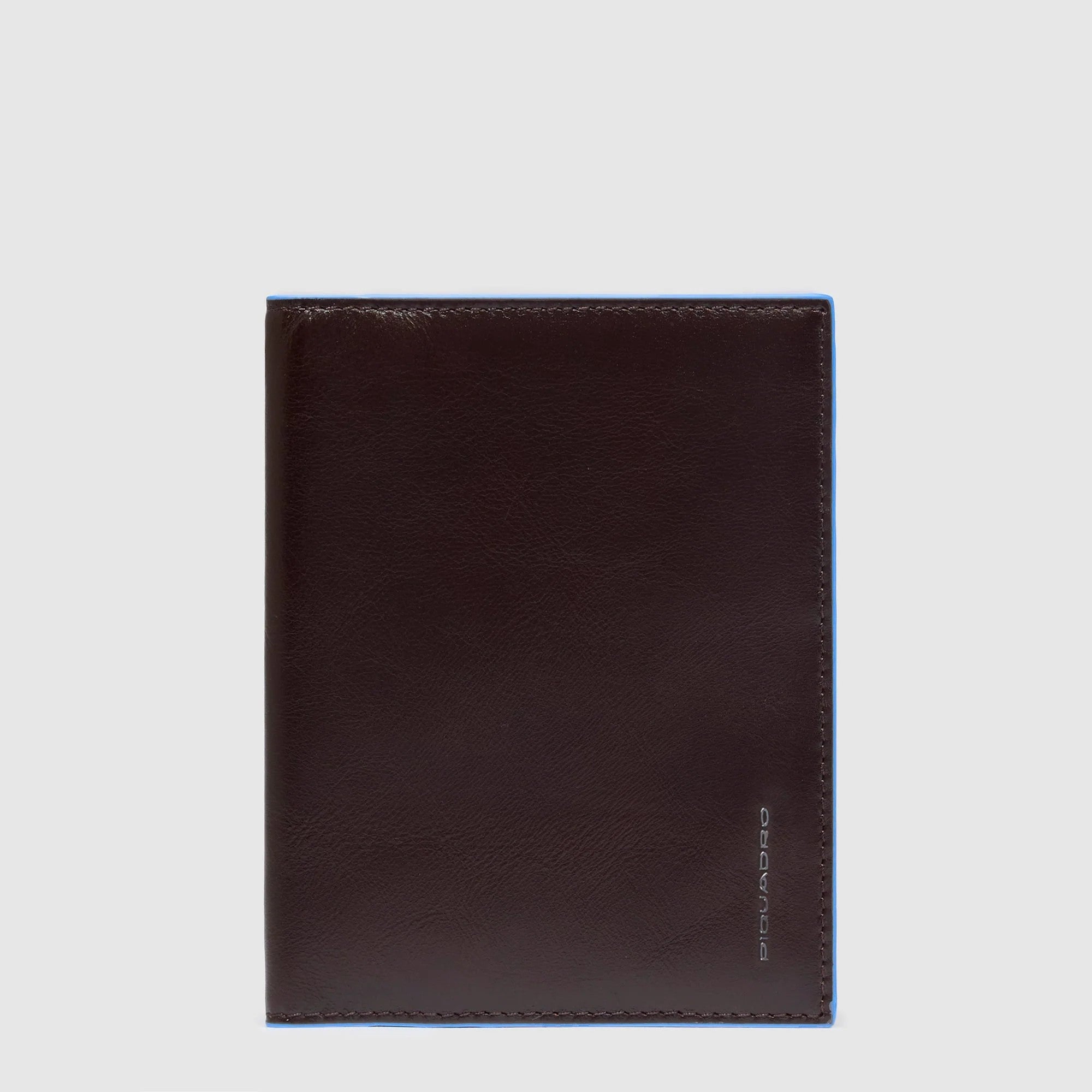 Piquadro porta passaporto in pelle "Blue Square" Marrone PP1660B2.MO