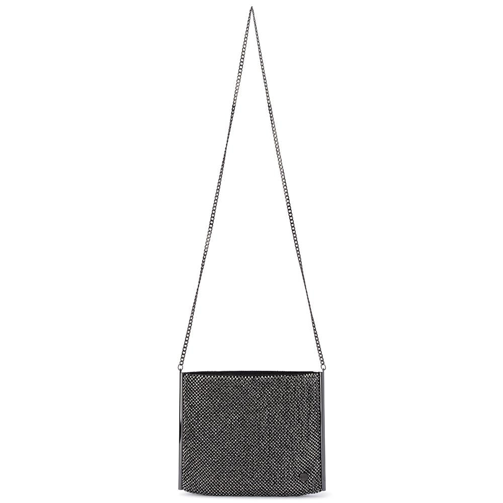 Olga Berg borsa da cerimonia in metallo "Olympia" Grigio OB5279.GUN METAL