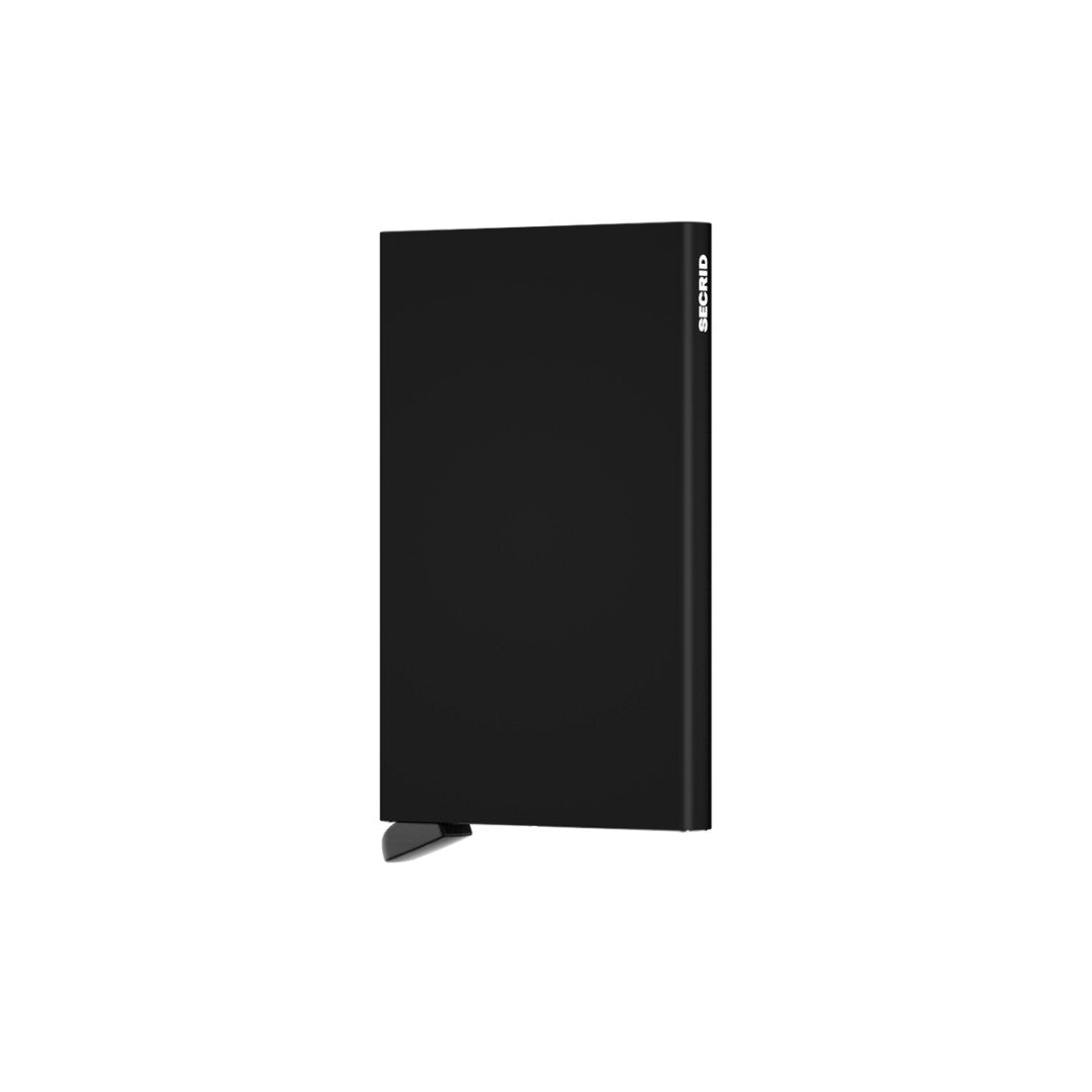Secrid porta carte di credito in alluminio "Cardprotector" Nero C.BLACK