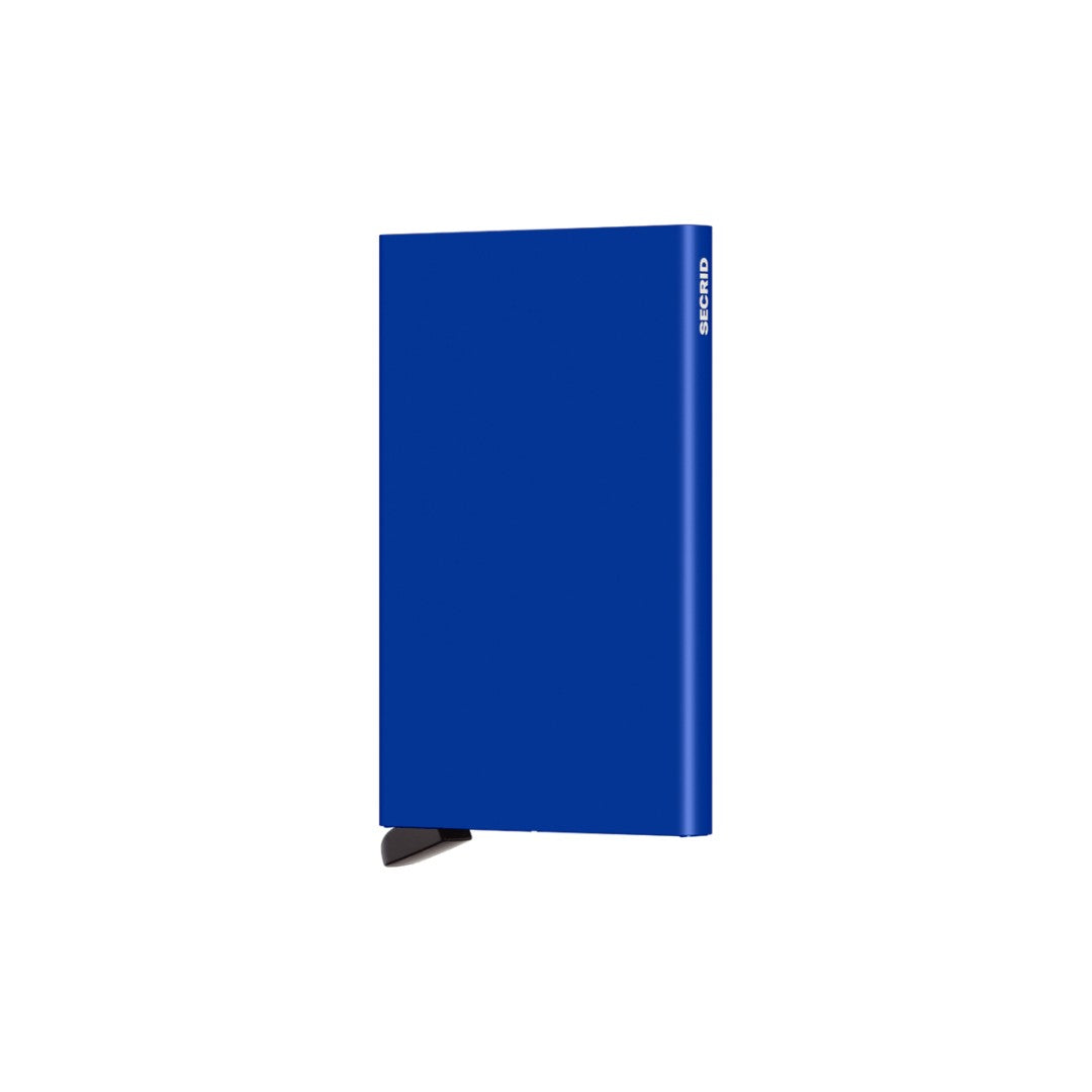 Secrid porta carte di credito in alluminio "Cardprotector" Blu C.BLUE