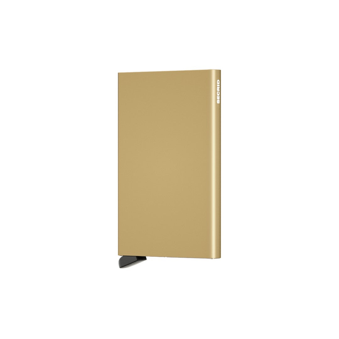 Secrid porta carte di credito in alluminio "Cardprotector" Oro C.GOLD