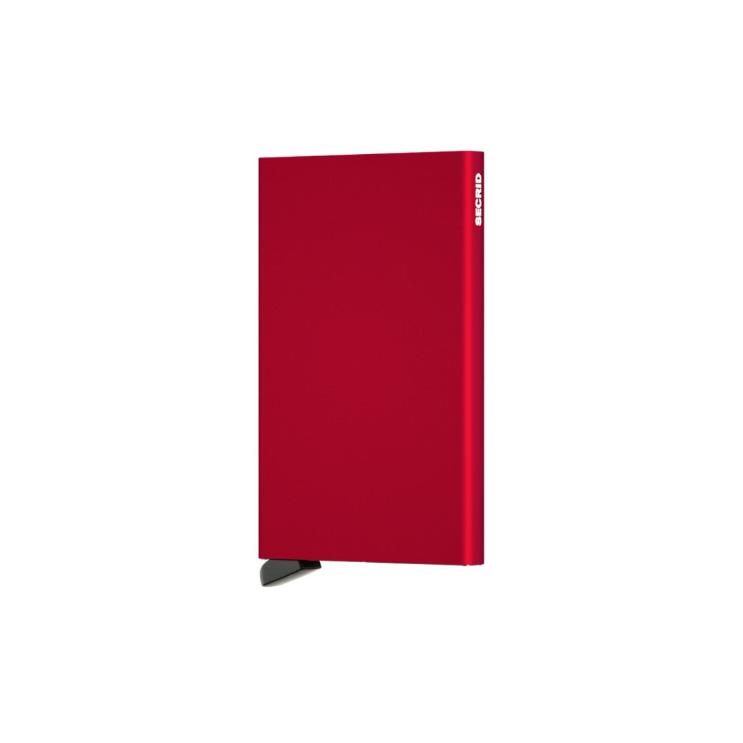 Secrid porta carte di credito in alluminio "Cardprotector" Rosso C.RED