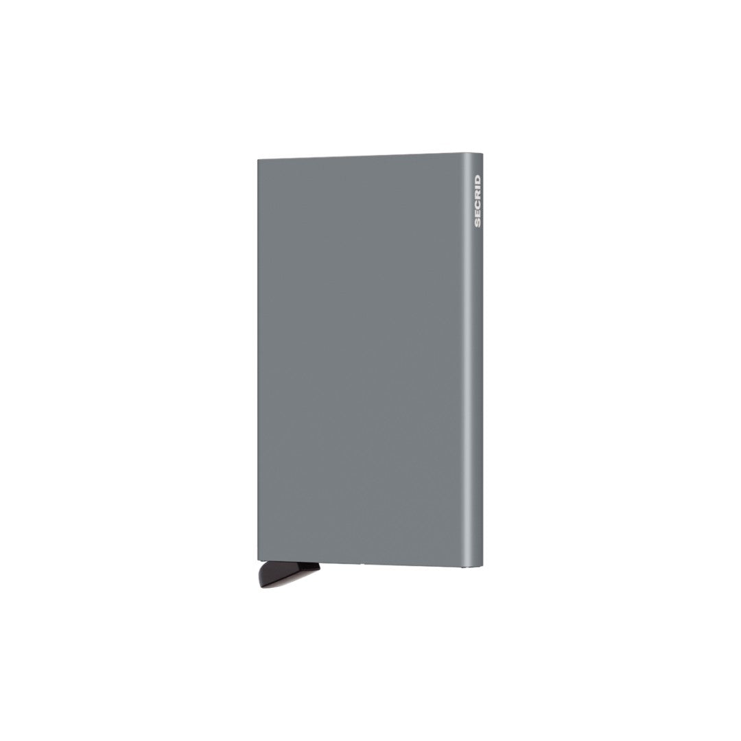 Secrid porta carte di credito in alluminio "Cardprotector" Grigio C.TITANIUM