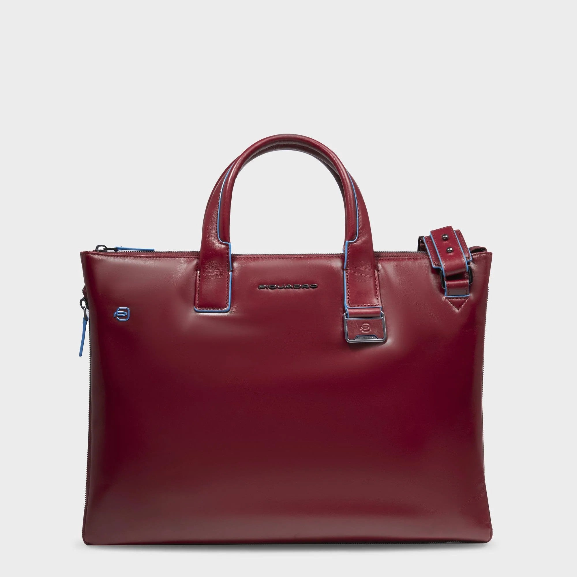 Piquadro borsa cartella da lavoro espandibile in pelle "Blue Square" Rosso CA4021B2.R