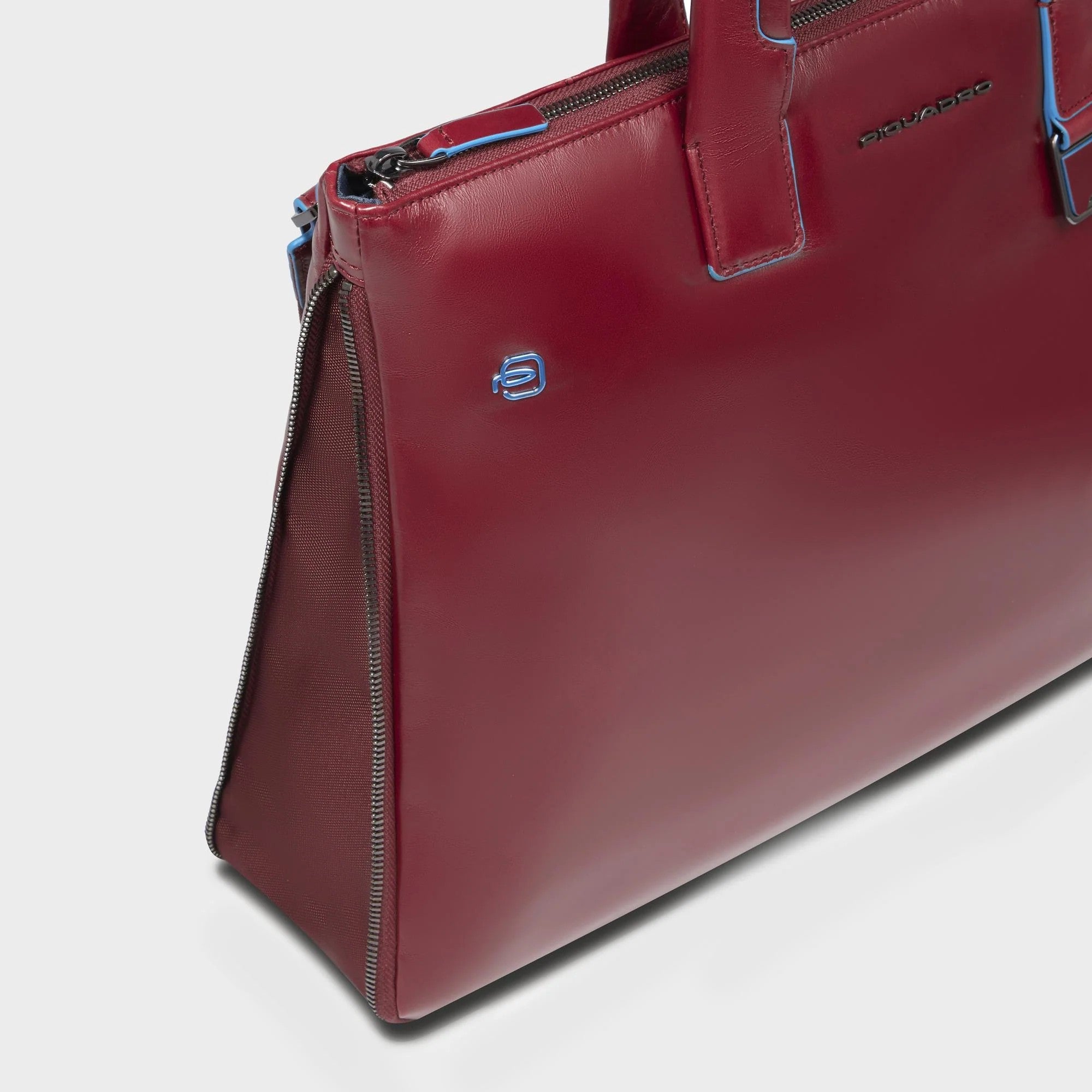 Piquadro borsa cartella da lavoro espandibile in pelle "Blue Square" Rosso CA4021B2.R