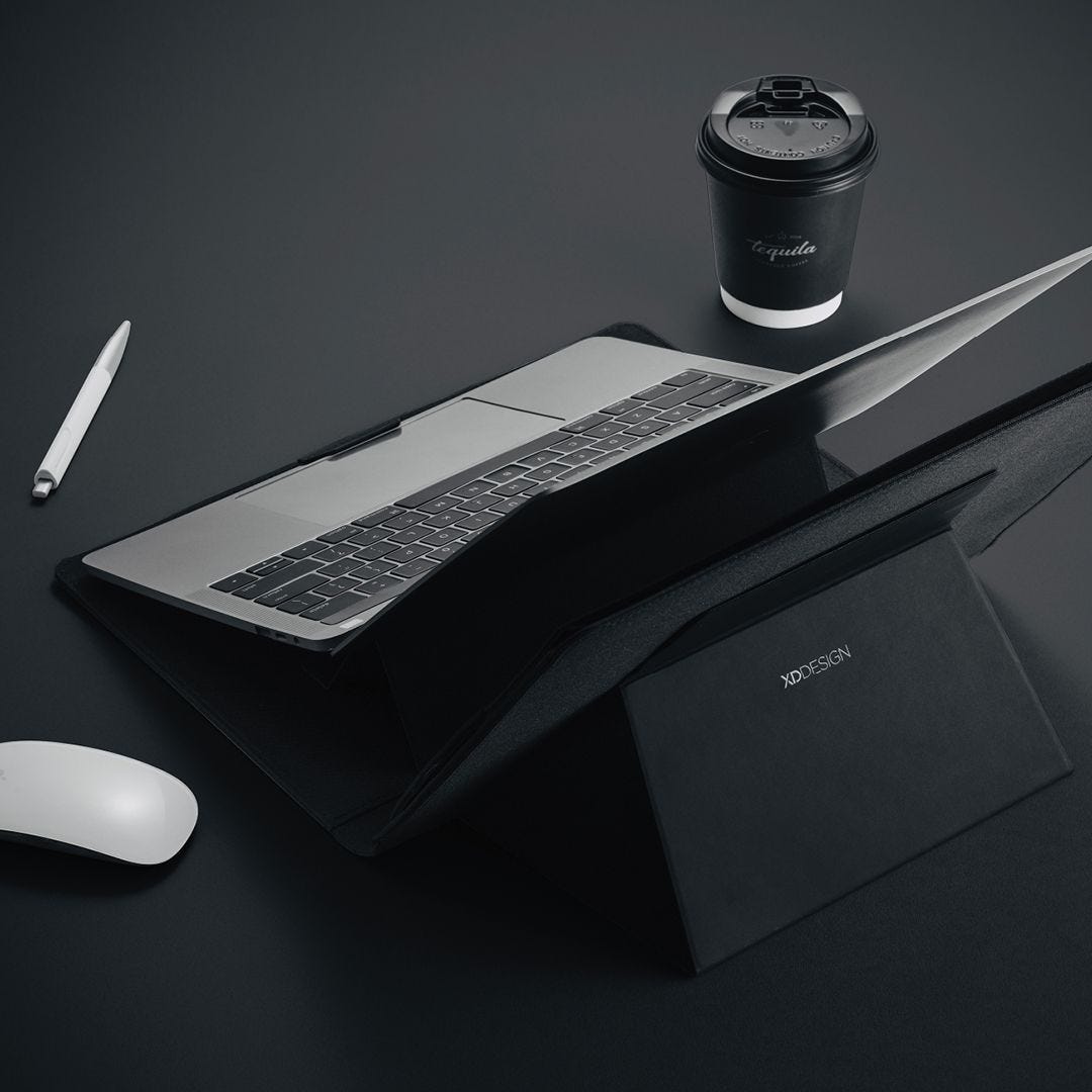 XD Design porta pc in polietilene riciclato "Mobile Office" Nero P77250.1