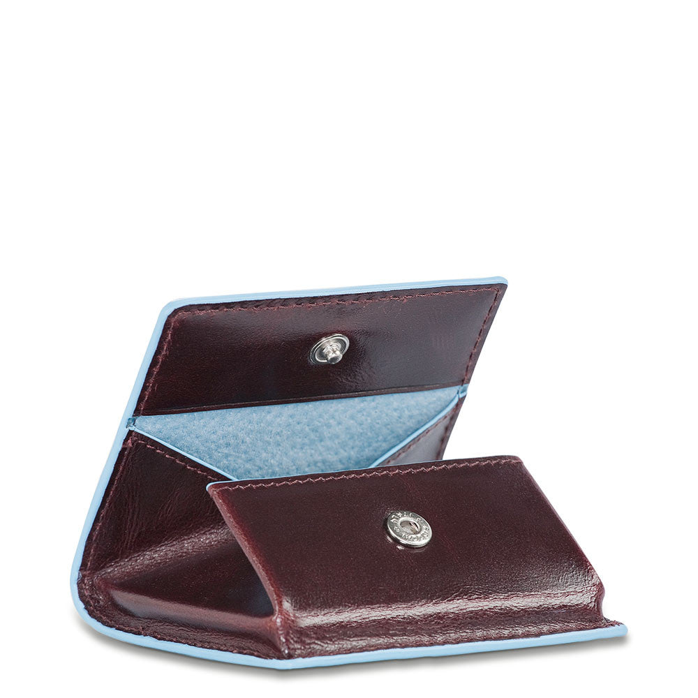 Piquadro porta monete in pelle "B2 - Blue Square" Nero PU2634B2.N