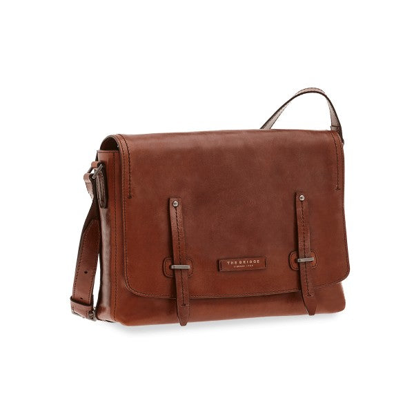 The Bridge messanger in pelle "Kallio" Marrone 05322701.1A
