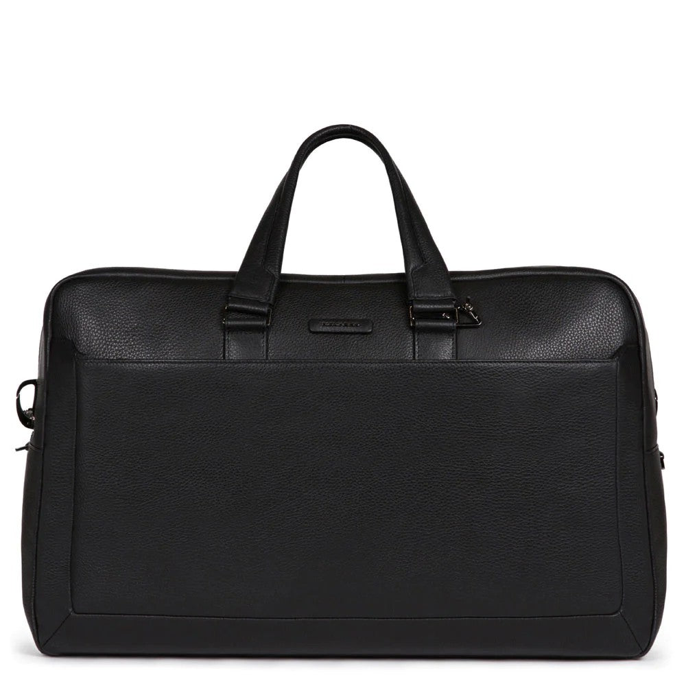 Piquadro borsone in pelle "Modus Special" Nero BV5407MOS.N