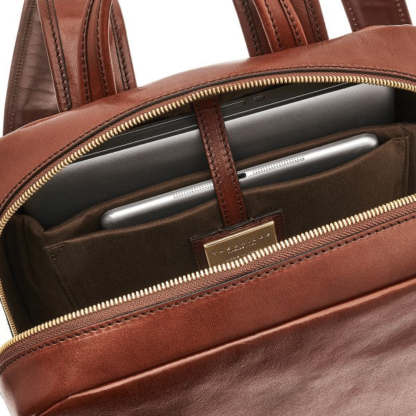 The Bridge zaino in pelle "Story" Marrone 06480001.14