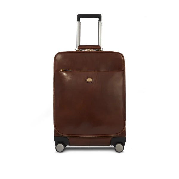 The Bridge trolley cabina in pelle "Story" Marrone 07350101.14