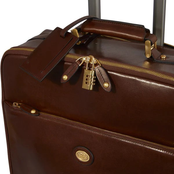 The Bridge trolley cabina in pelle "Story" Marrone 07350101.14