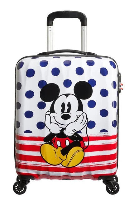 American Tourister trolley cabina in abs "Legends Disney" Multicolor 92699.9072 MICKEY BLUE DOTS