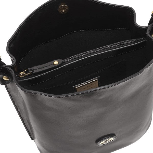 The Bridge secchiello in pelle "Story" Nero 04704101.30