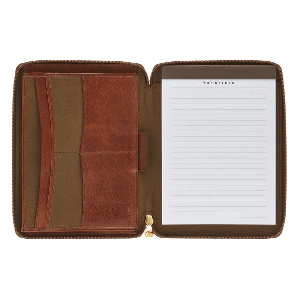 The Bridge porta blocco in pelle "Story" Marrone 01903501.14