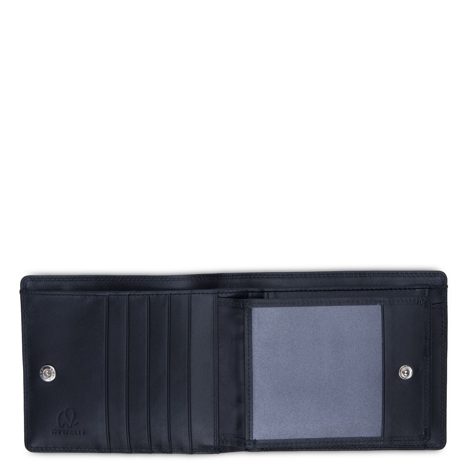 Mywalit portafogli in pelle "Mens Range" Nero 4509.3 BLACK