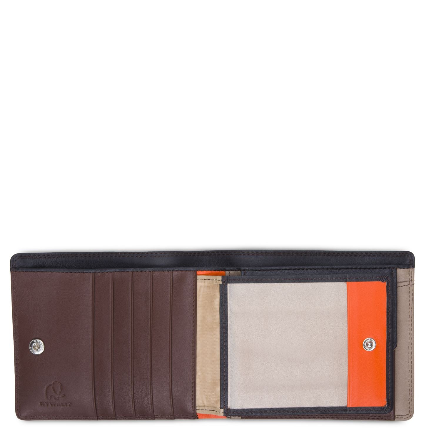 Mywalit portafogli in pelle "Mens Range" Multicolor 4509.158 CACAO