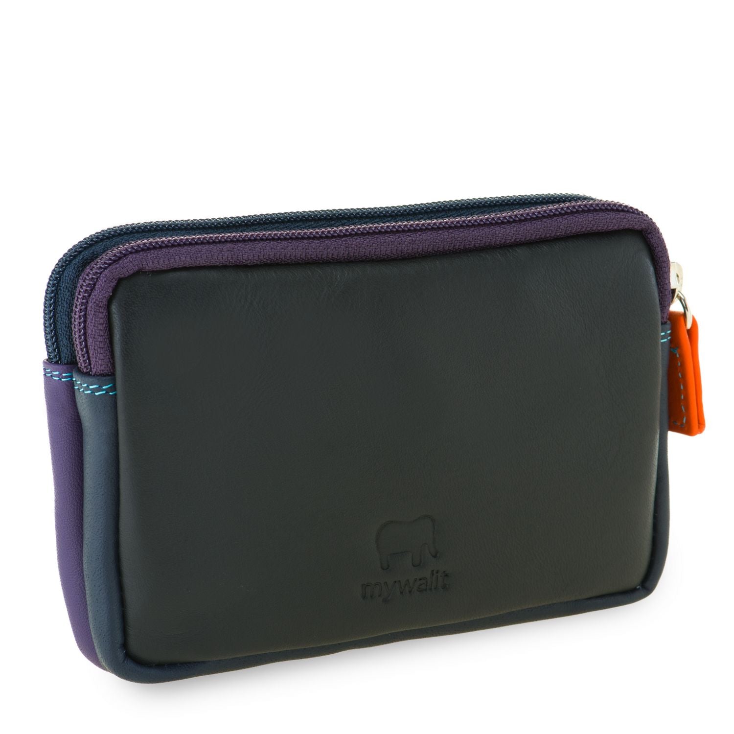 Mywalit portachiavi a bustina in pelle "Classic" Multicolor 1265.4 BLACK PACE