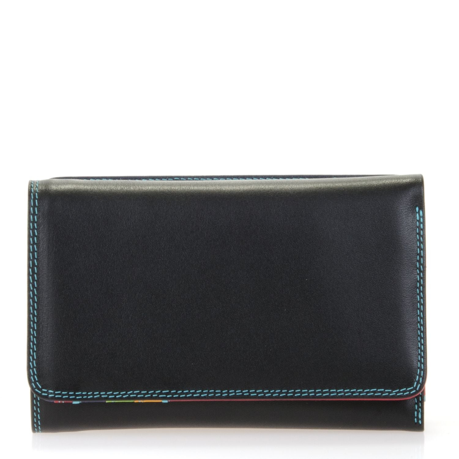 Mywalit portafogli in pelle "Classic" Multicolor 363.4 BLACK/PACE