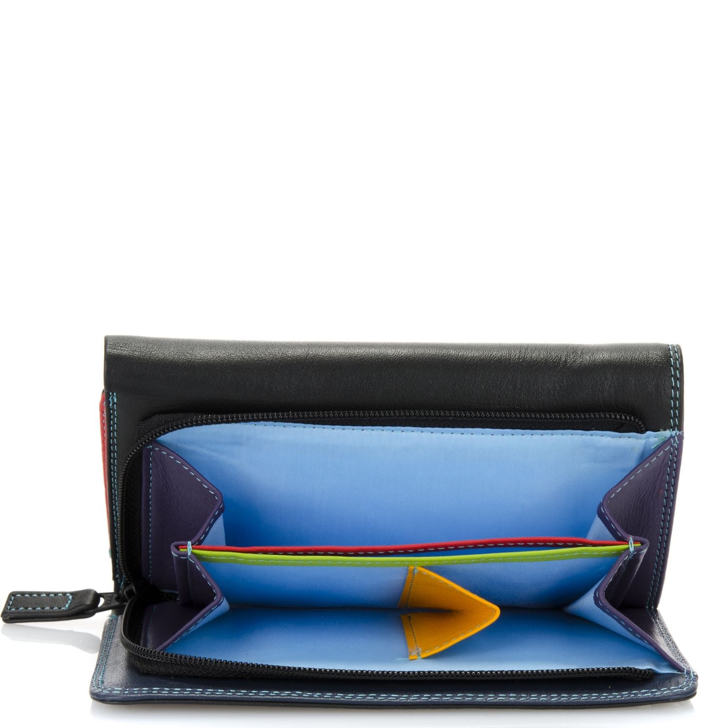 Mywalit portafogli in pelle "Classic" Multicolor 363.4 BLACK/PACE