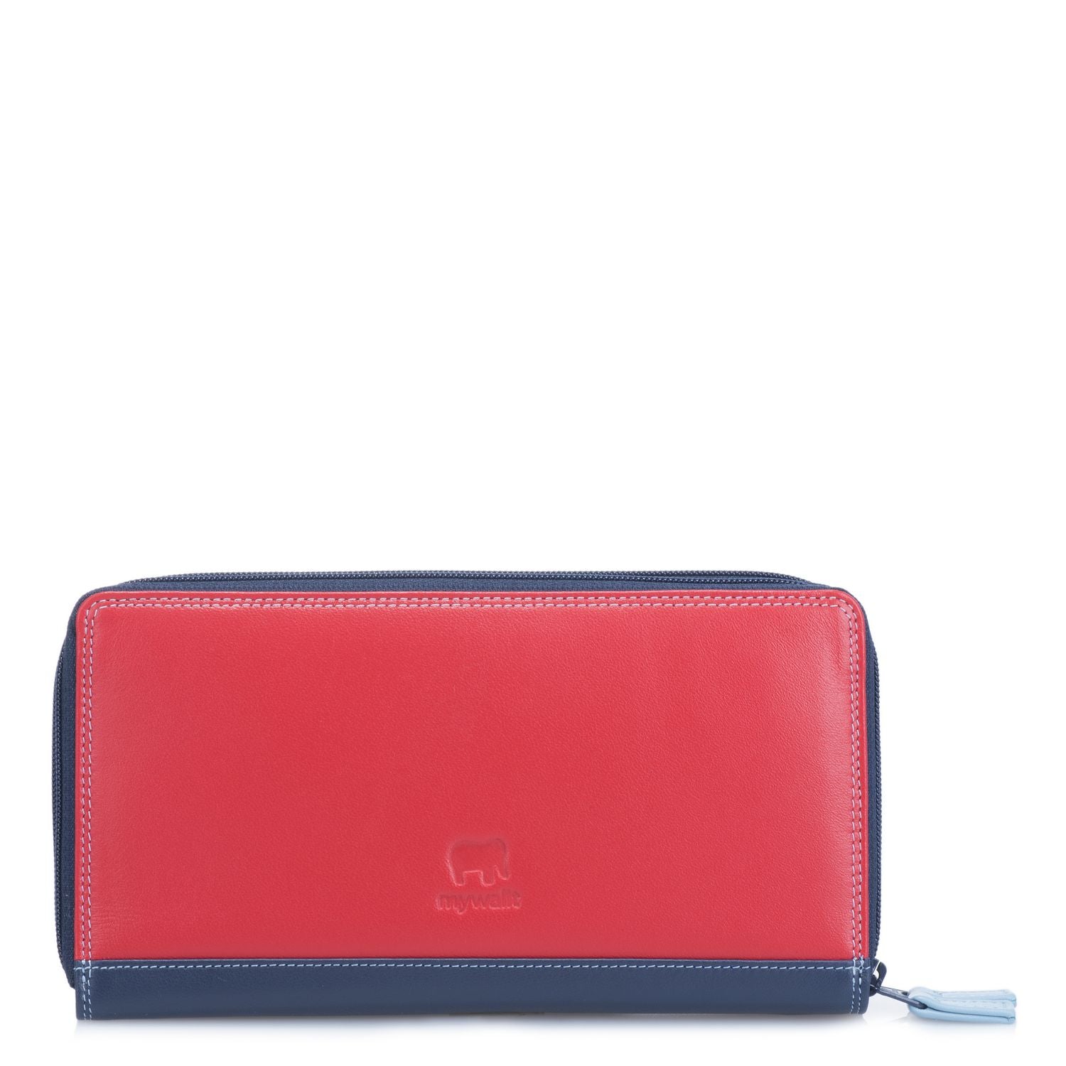 Mywalit portafogli doppia zip in pelle "Classic" Multicolor 375.127 ROYAL